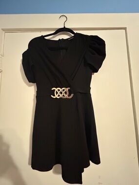 Valentine Black Mini Dress